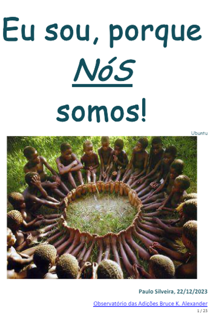 Capa de Eu Sou Porque Nós Somos